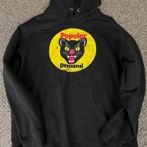 Popular Demand XL Black pullover hoodie